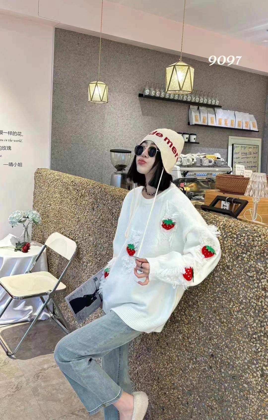 大码毛衣宽松加厚