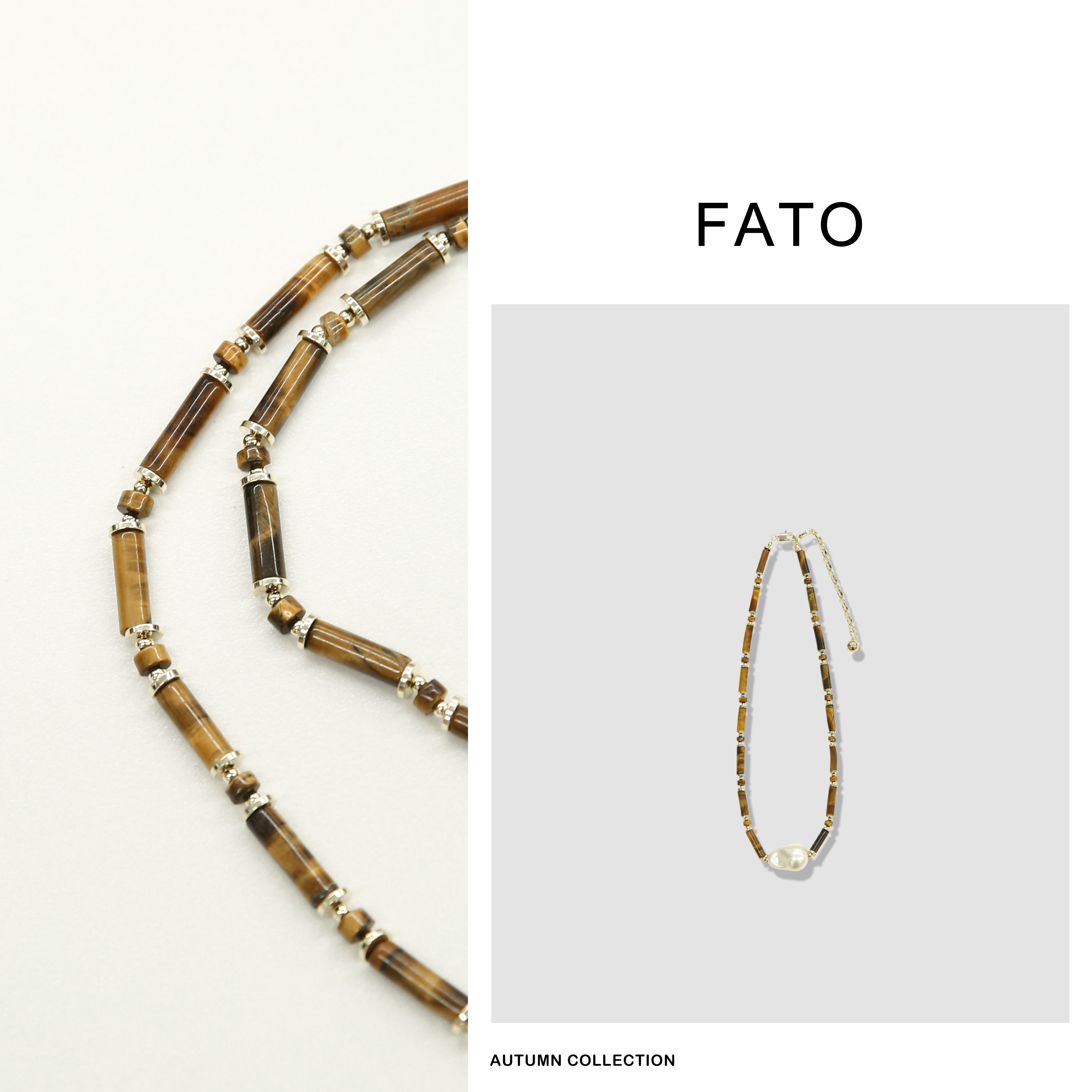 铜合金玻璃项链 郑买买【西西里岛】小众高级感项链 LA40912XL2