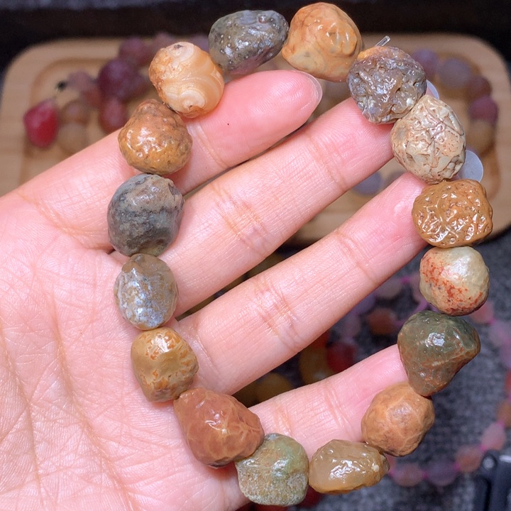 玛瑙/玉髓颈饰未镶嵌欧*拉