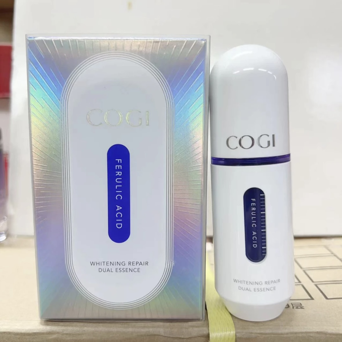 美白修护分仓精华液淡斑保湿提亮肤色补水护肤品