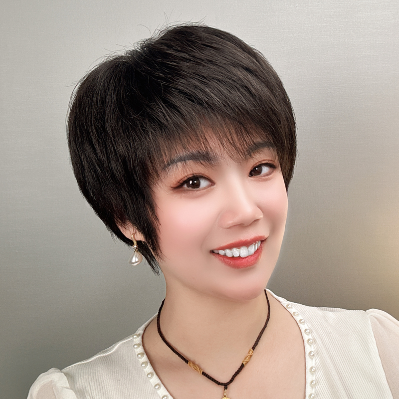 【夏季时尚真发纹理烫假发】舒适佩戴优质逼真头皮高端手织平替好物