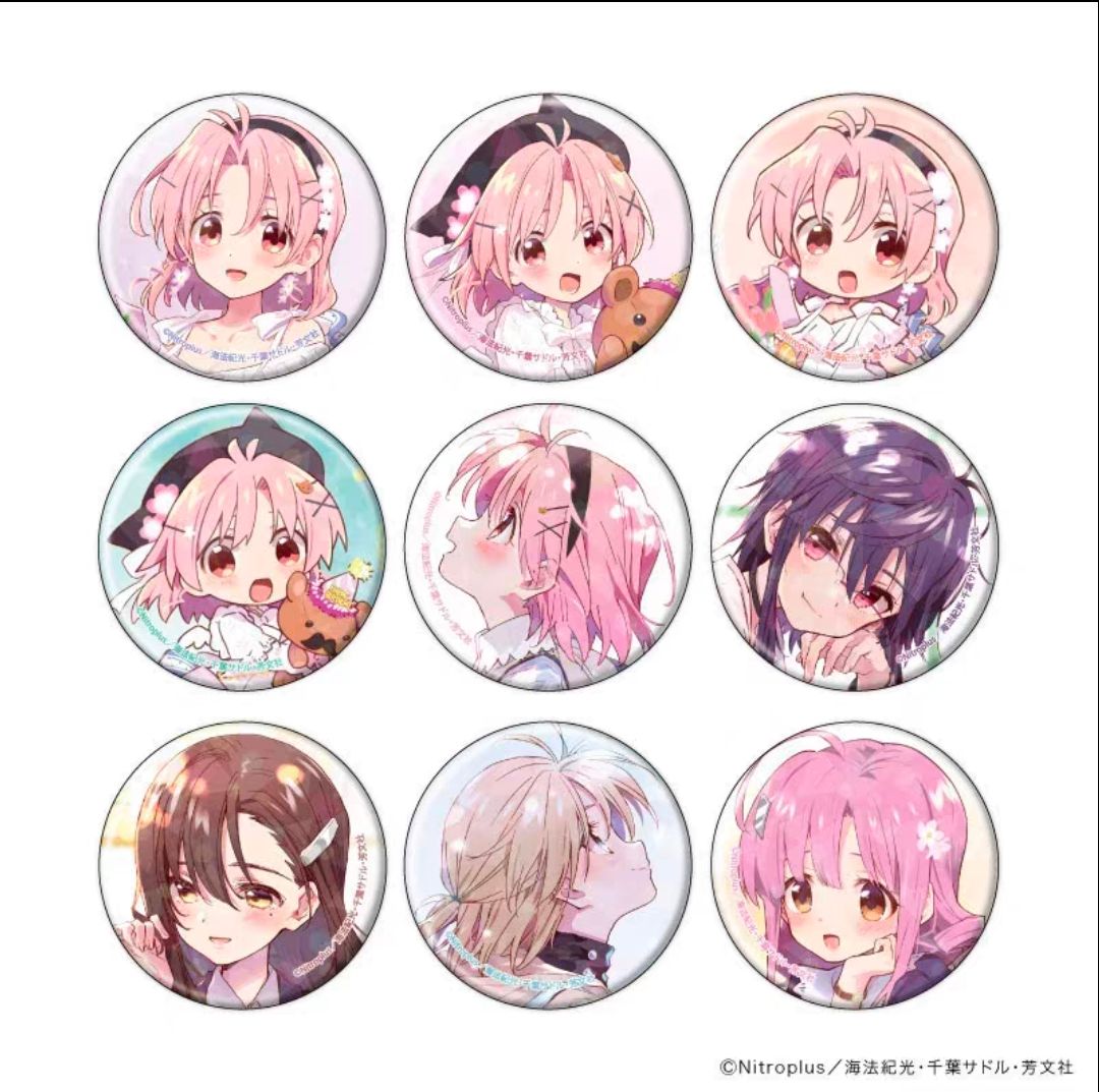 【学园孤岛】原画 生日 吧唧 徽章