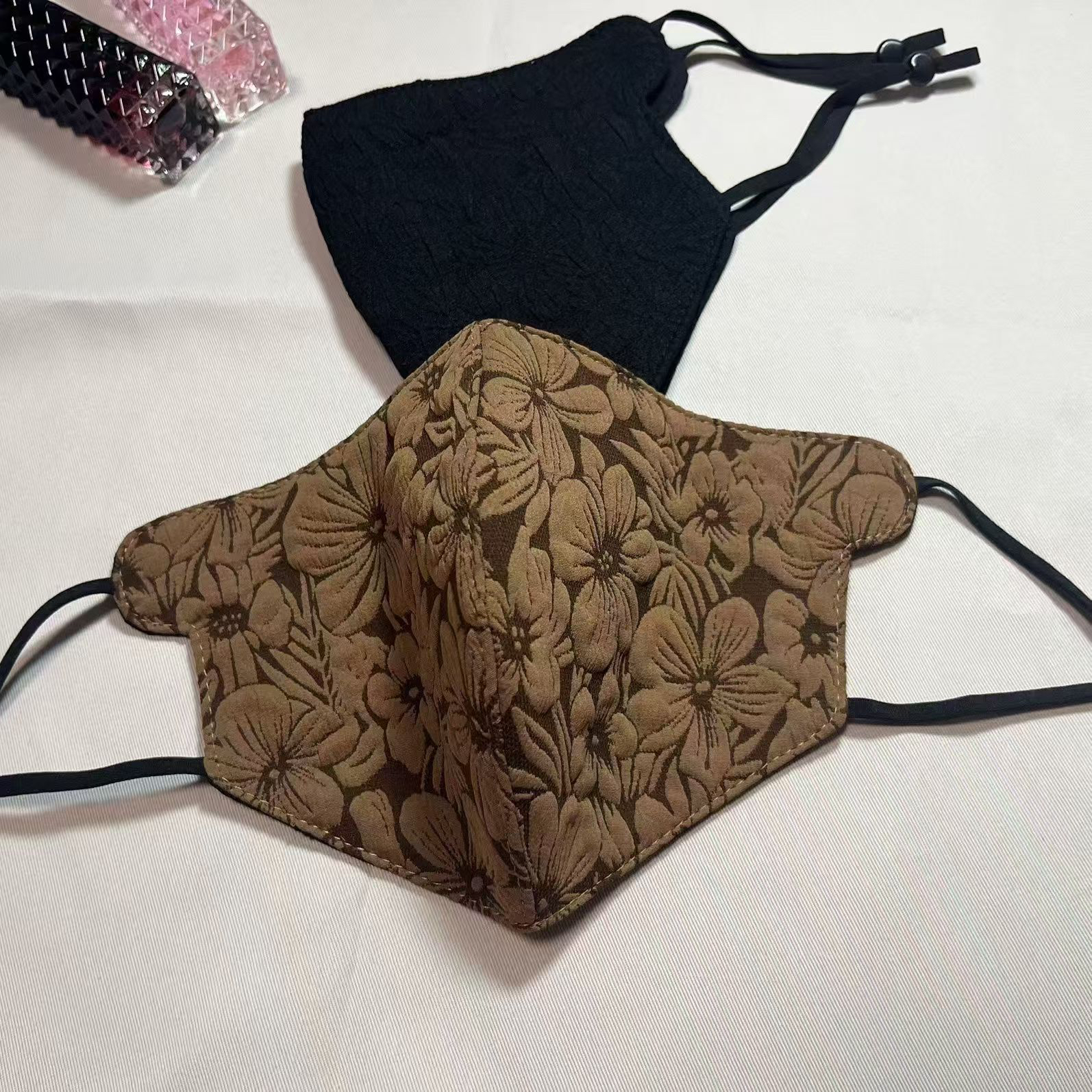 欧奉美拉德色系立体加厚口罩防寒保暖复古国风网红爆款口罩可水洗