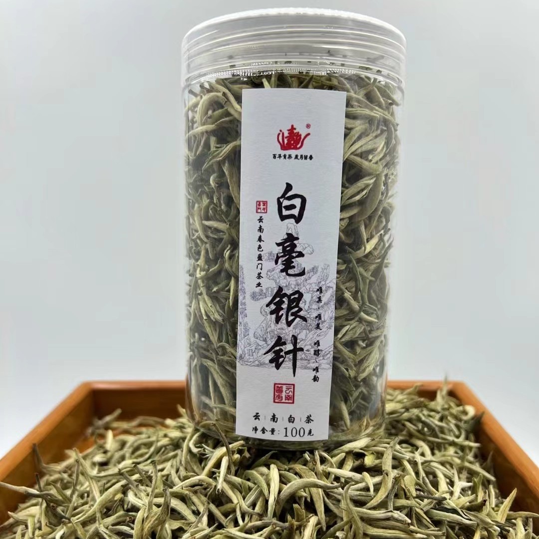 直购价：2025年·100克/罐·头春白毫银针散茶·春色盈门出品罐装