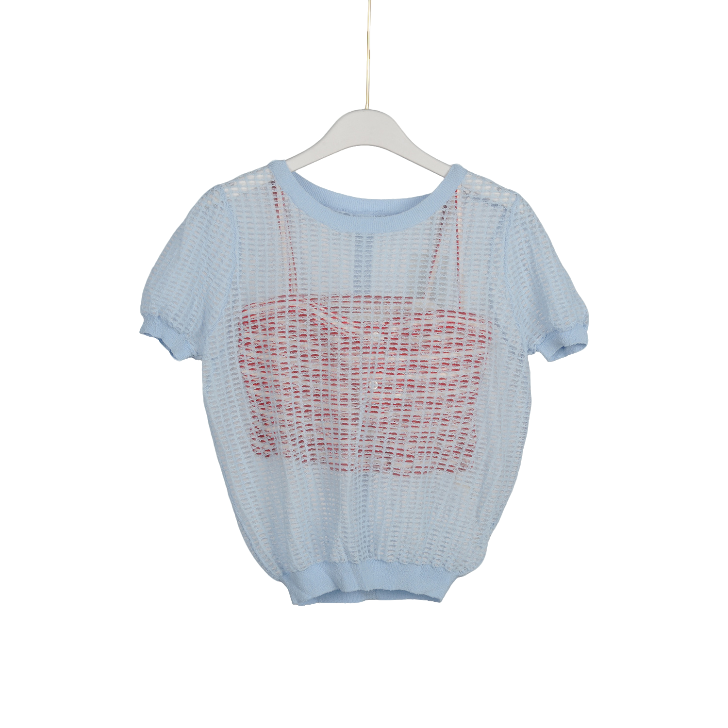 W【专柜捡漏】GPE2BC7香港轻奢时尚女装WJB-套头衫0510-浅蓝