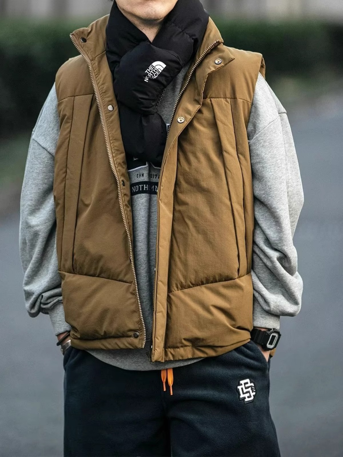 Madness Mdns Wruei VEST 夹克潮牌宽松百搭机能马甲工装外套男士