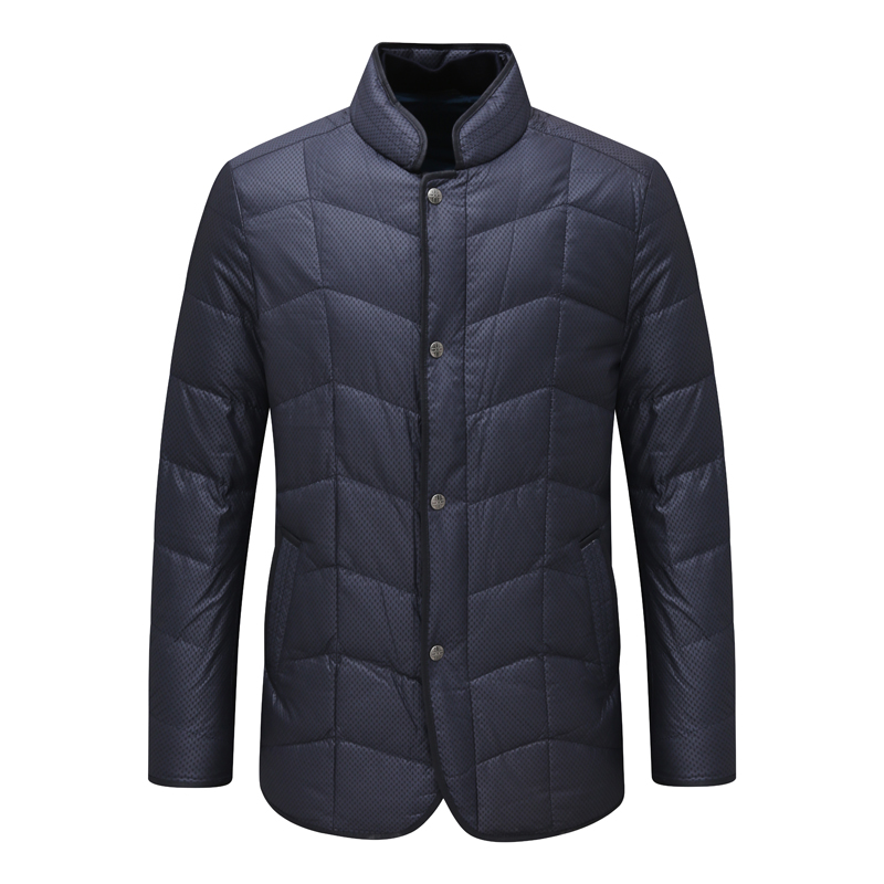 KL156凯秋冬厚度男羽绒服 白鸭绒商务休闲保暖防风外套