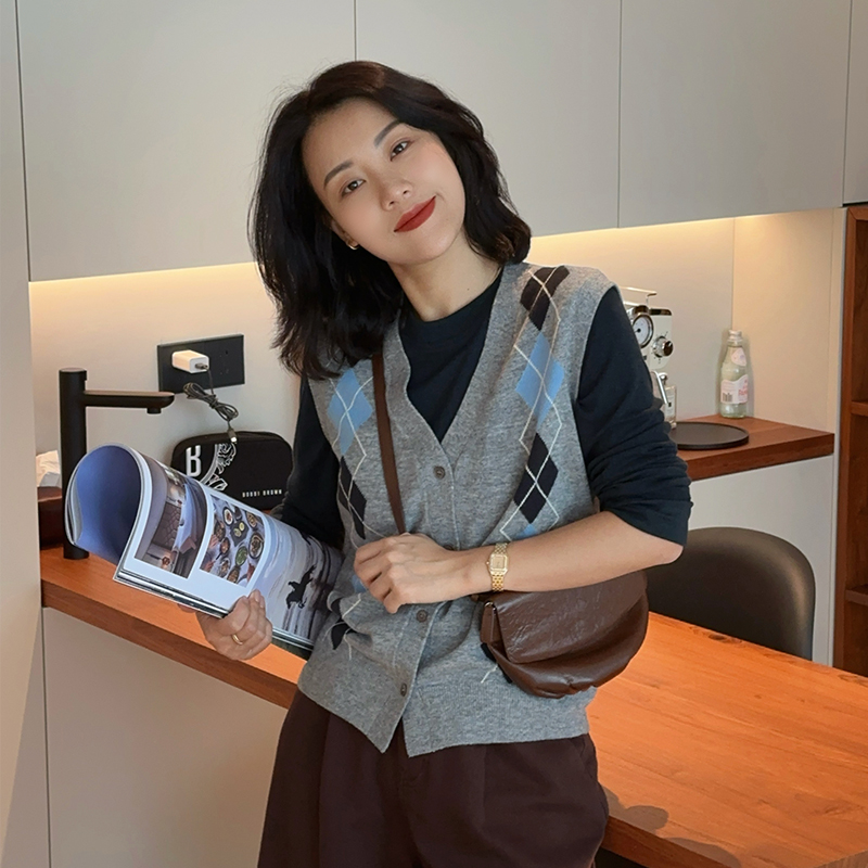 XIYE&W【菱格马甲】马甲