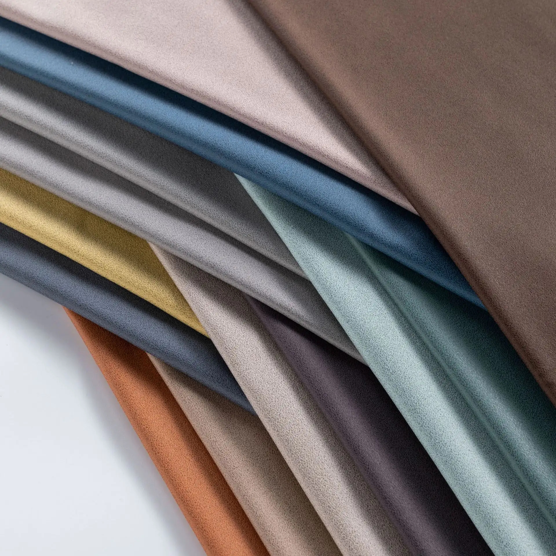 布料紫蓝奥绒多拍连裁