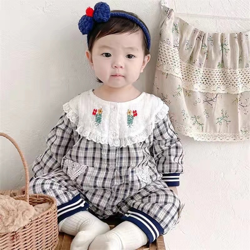 婴幼儿连体服2024新款【以直播间实物为准】舒适长袖洋气可爱