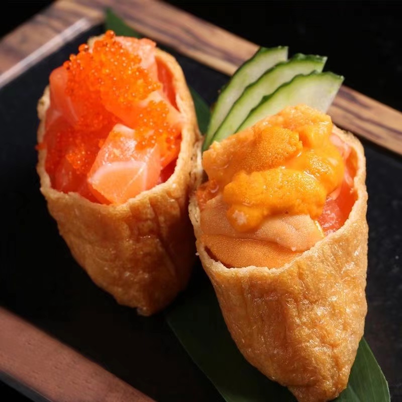 海洋派对寿司豆皮30片装味付油扬日式油扬豆腐皮四角寿司料理饭团