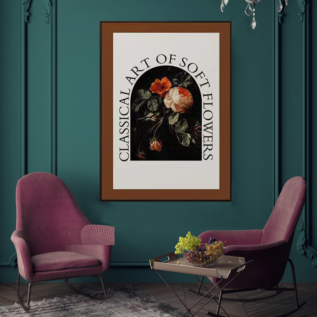 法式复古风玫瑰砂岩肌理画装饰画边柜客厅走廊挂画壁画餐厅装饰画