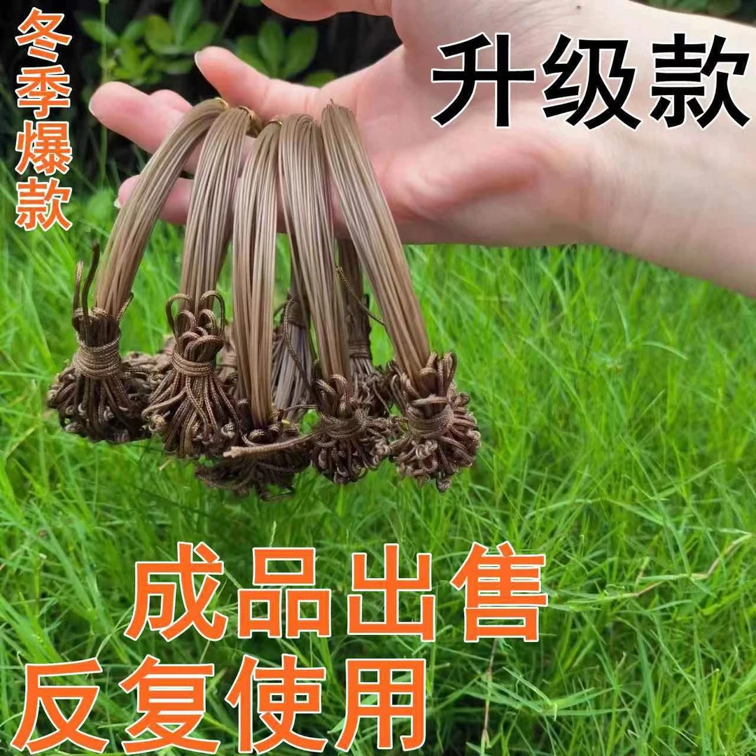 2024年新款家用手工编织鱼线线50圈 户外枯草色大号鱼线绳子