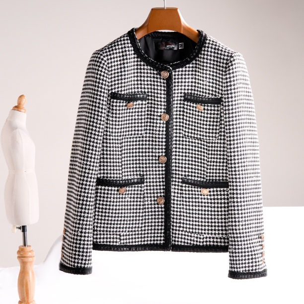 高定轻奢女外套时尚小香风短款休闲春秋气质百搭上衣女外套