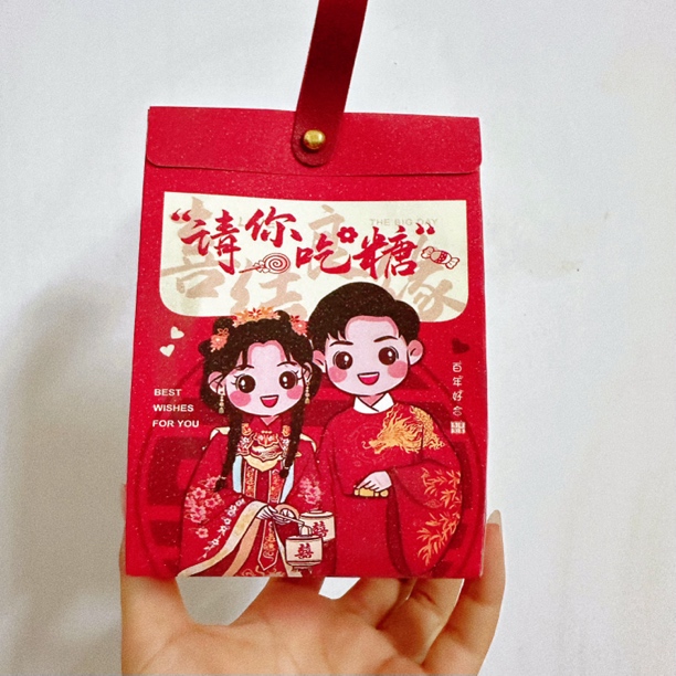 手提喜糖盒多款式喜庆糖盒