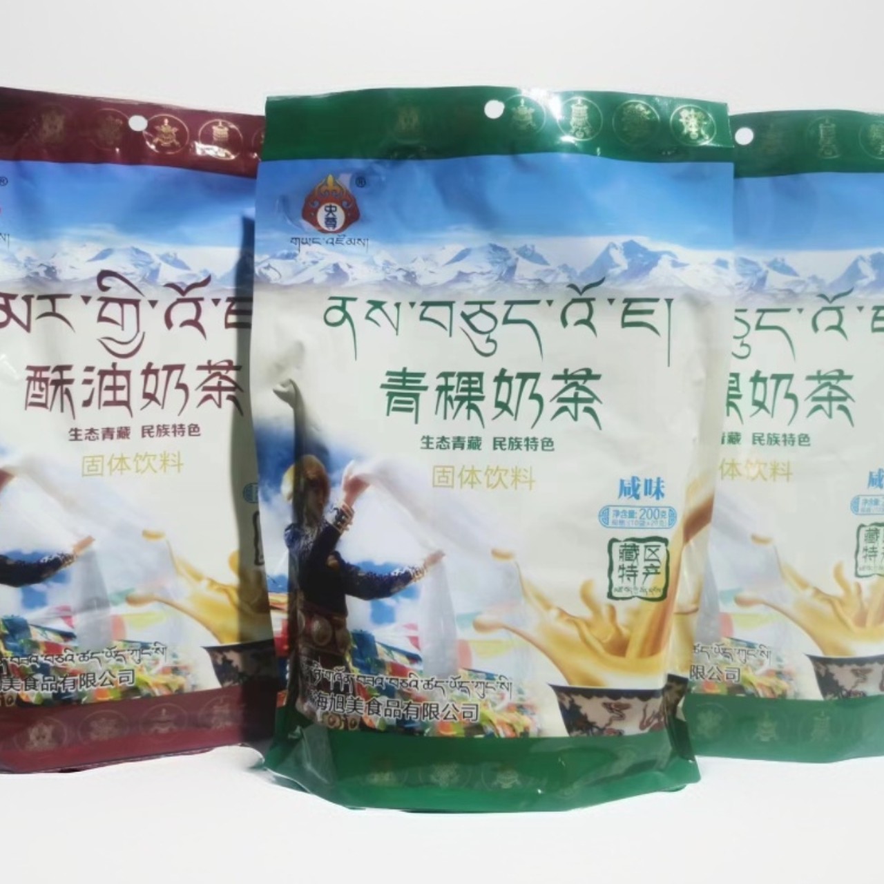 【社长推荐】青海传统咸味奶茶200g装发3袋（原味/青稞/酥油）
