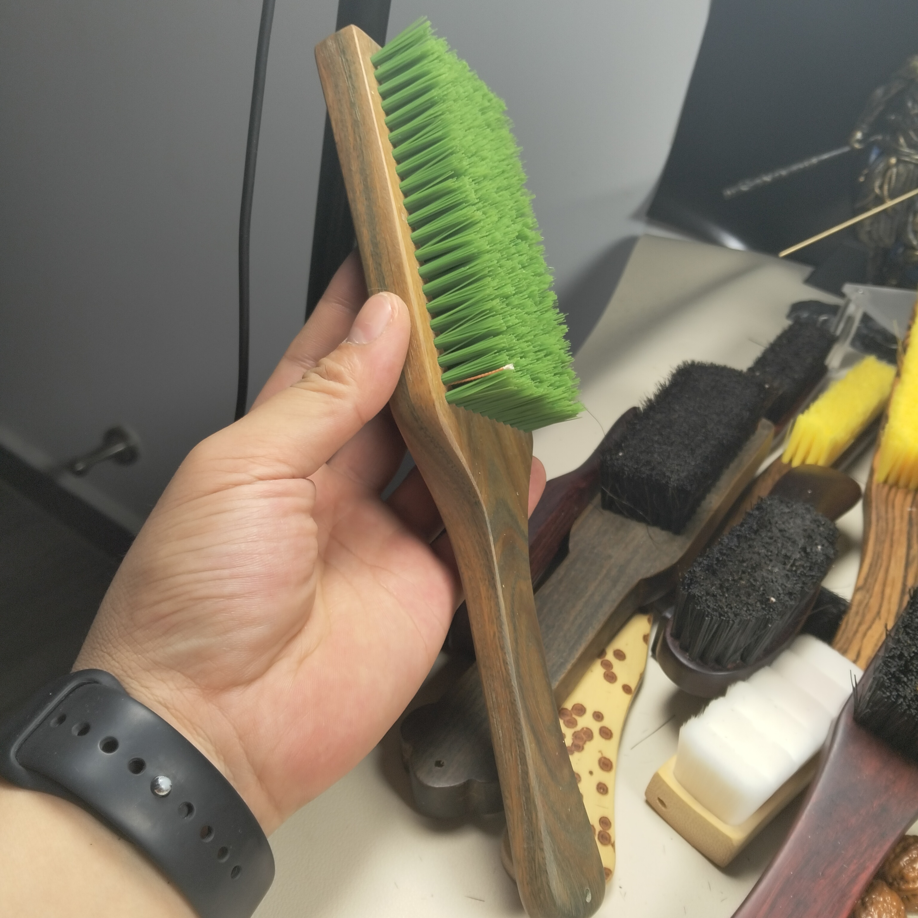 文玩刷子金刚菩提核桃开荒打底刷