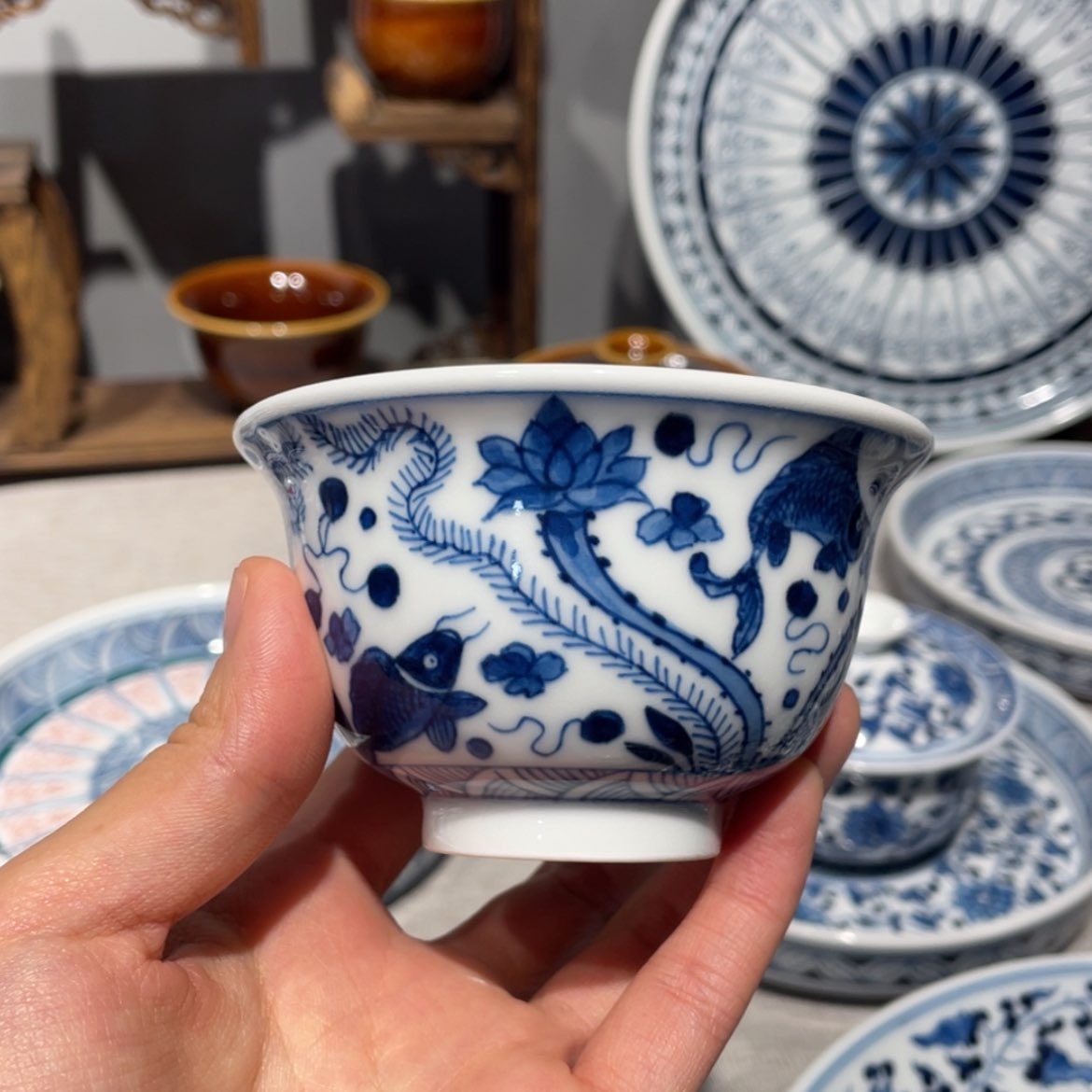 【闪购商品】陶瓷摆件橙**.