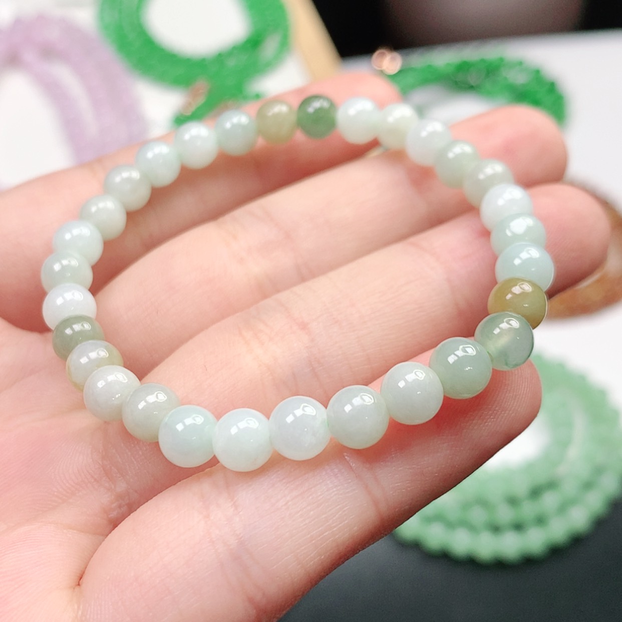 【闪购商品】翡翠手链未镶嵌
