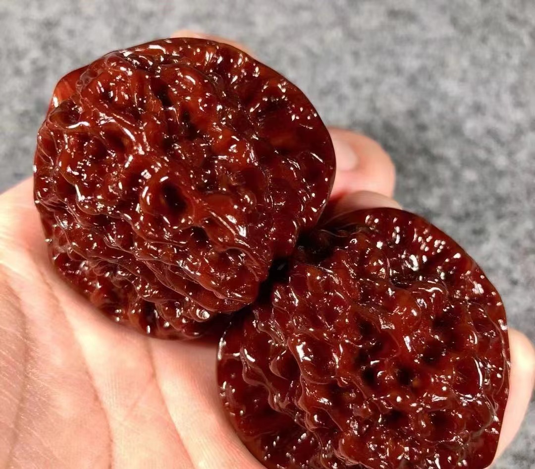 机刷做旧包浆玉化文玩老核桃