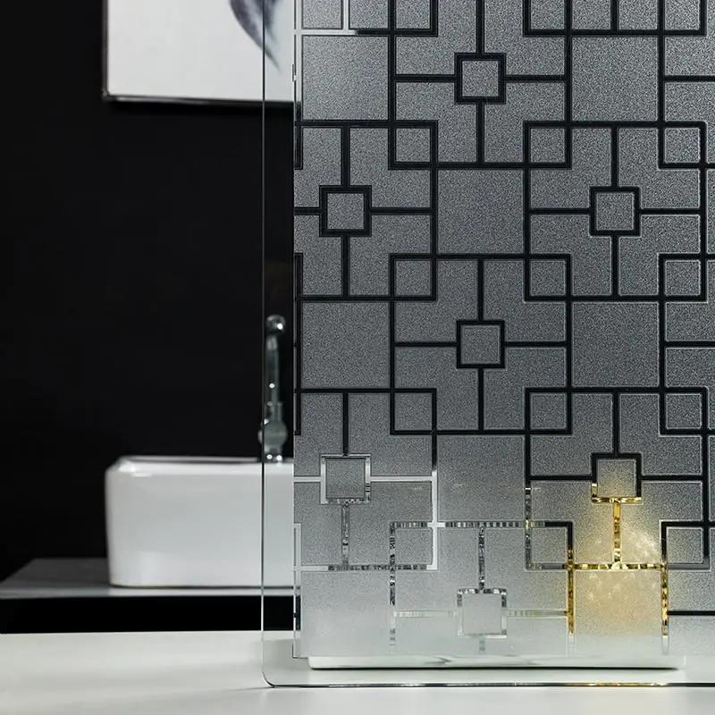 窗户玻璃贴纸中式古典装饰遮光窗贴透光不透明客厅阳台拉门贴膜