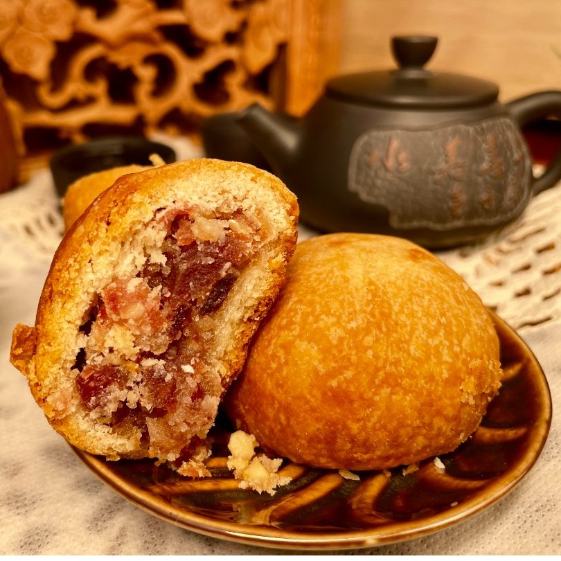 宣威火腿月饼30克一枚传统好吃烘焙正宗