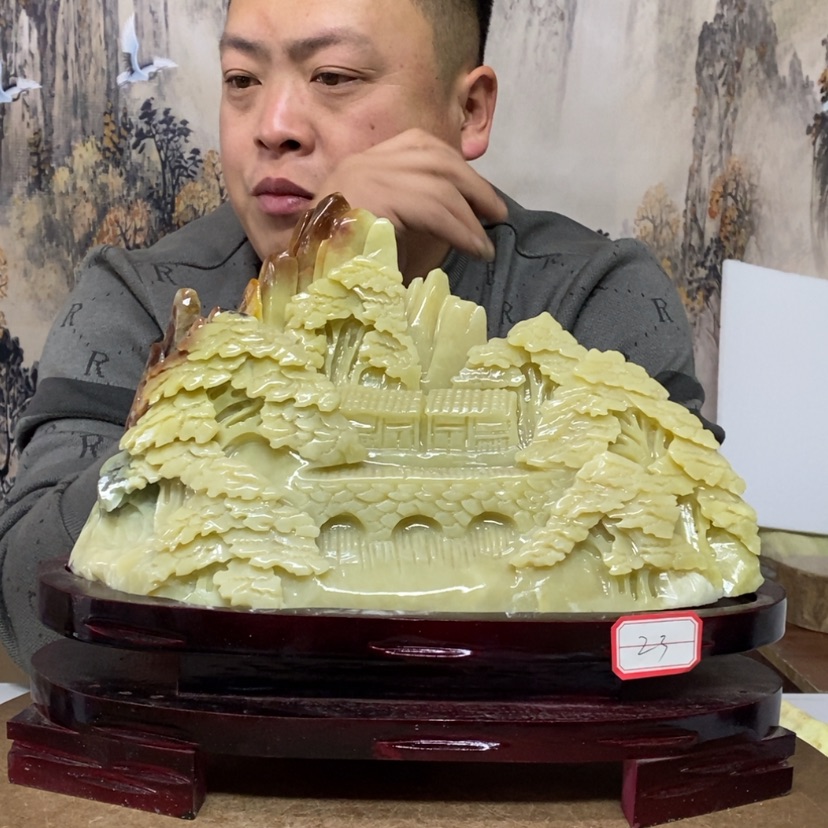 【闪购商品】岫玉摆件未镶嵌兔*