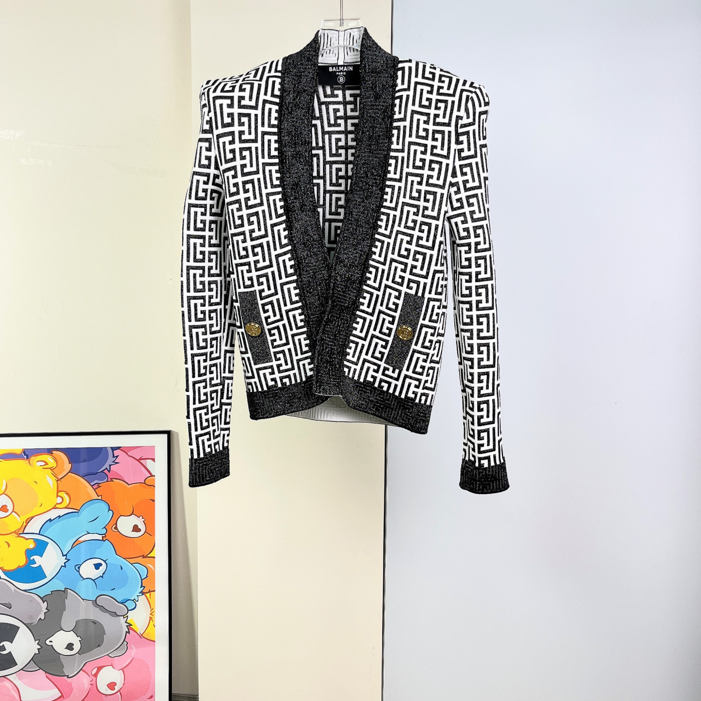 99新 BALMAIN/巴尔曼 针织外套/36码/成色99/Xspa3330