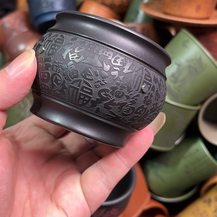 紫砂茶杯全手工紫砂主人杯