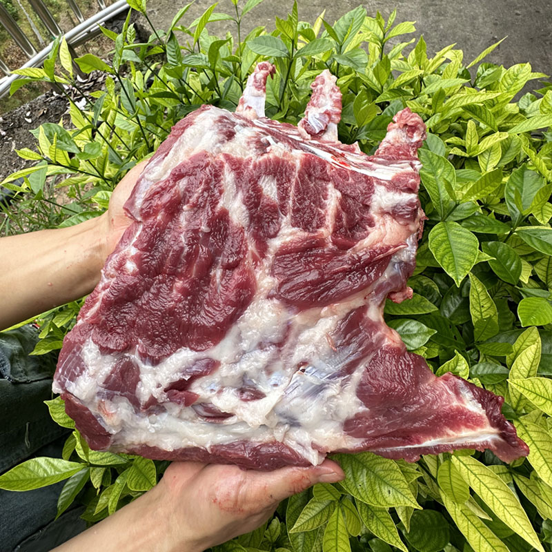 （排骨5斤）带脊骨飞机排】恩施纯粮食喂养土猪肉排骨