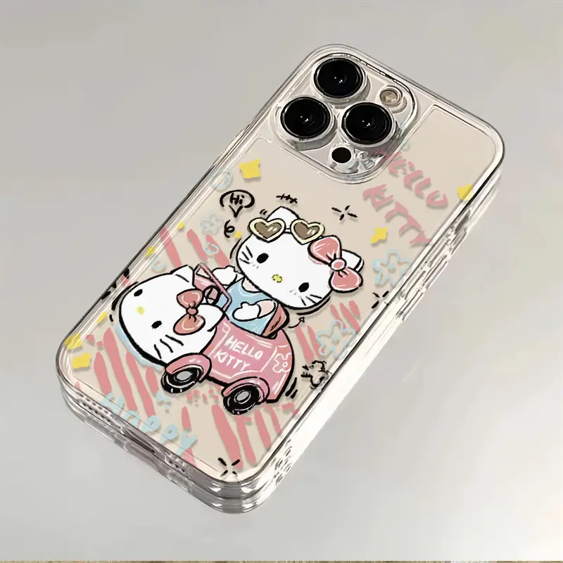 凯蒂巴士开车适用苹果15手机壳iPhone11卡通/12/13透明14promax软
