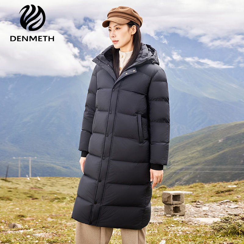 「双12福力清断码」95鸭绒羽绒服可拆帽杜邦三防24706