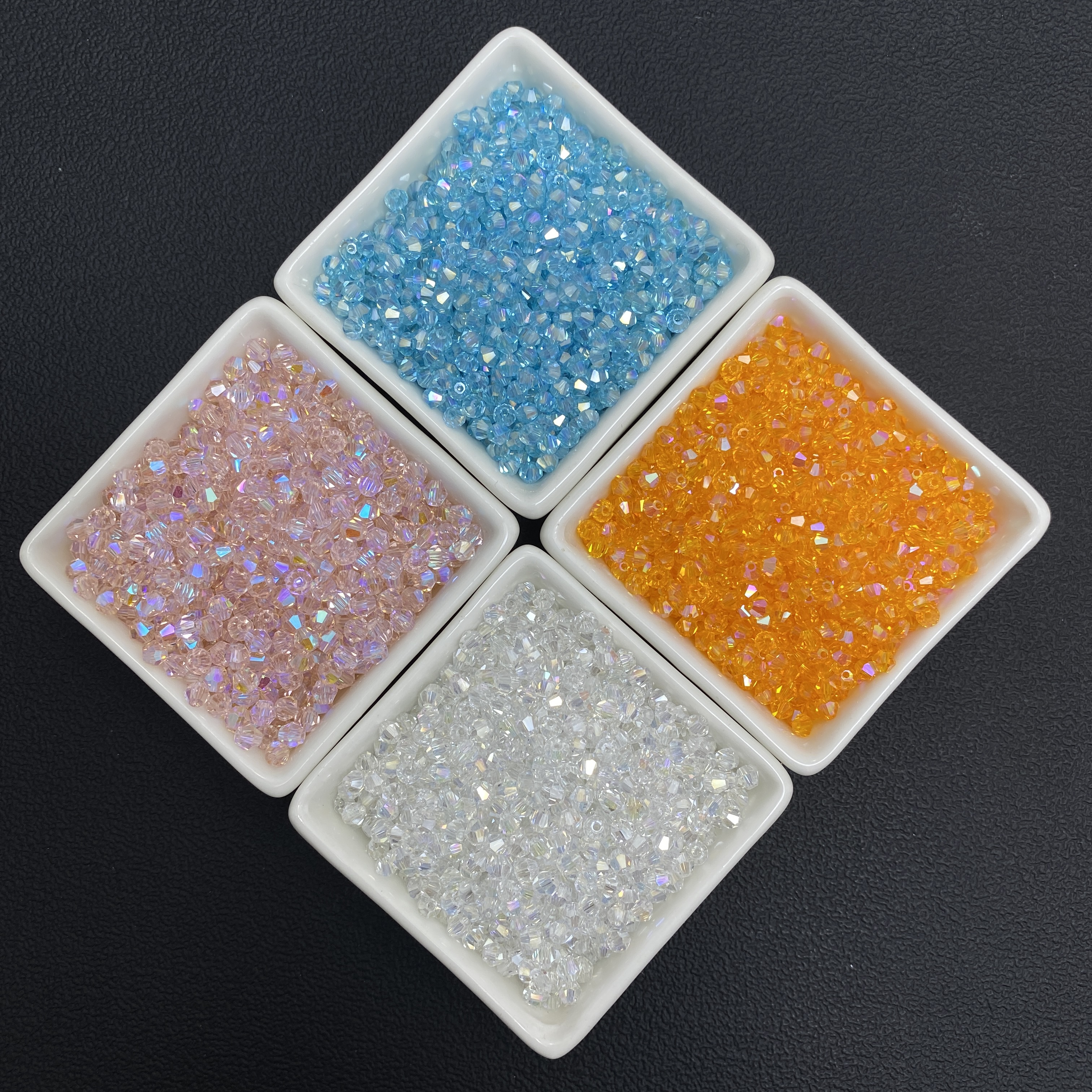 【超精品系列】4mm扁晶/尖晶/高级手工DIY串珠散珠