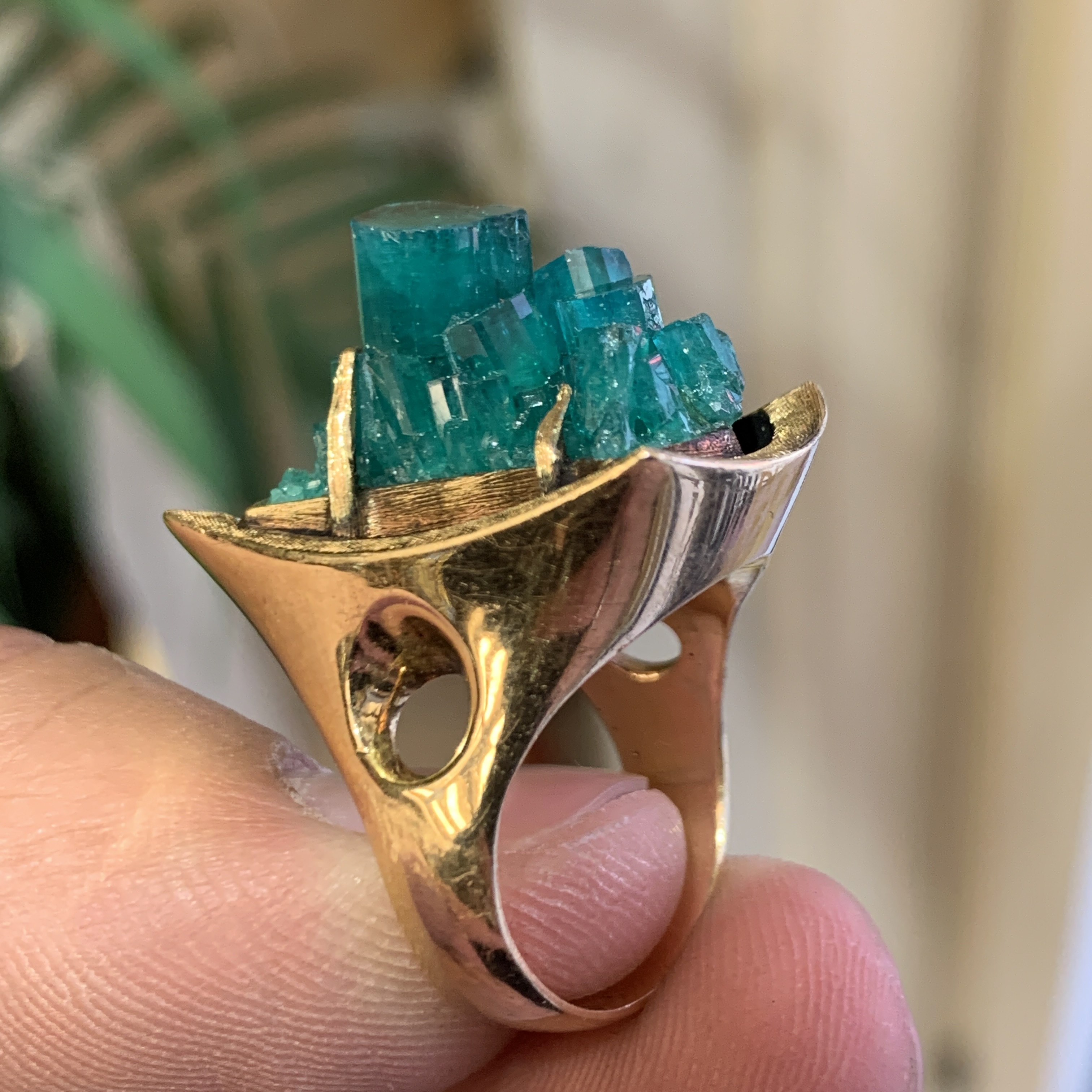 一帆风顺 祖母绿戒指