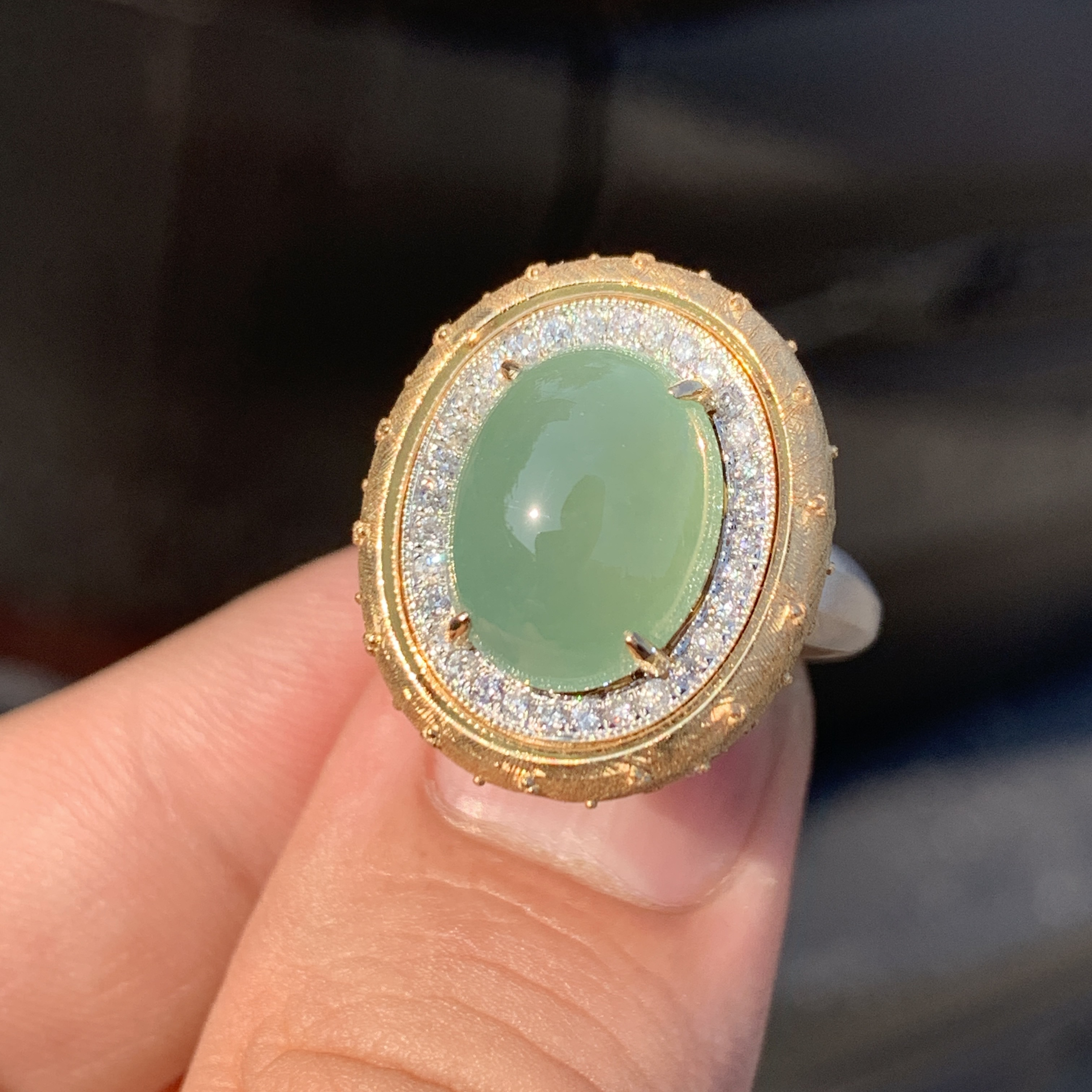 1.48g翡翠戒指/吊坠两戴款