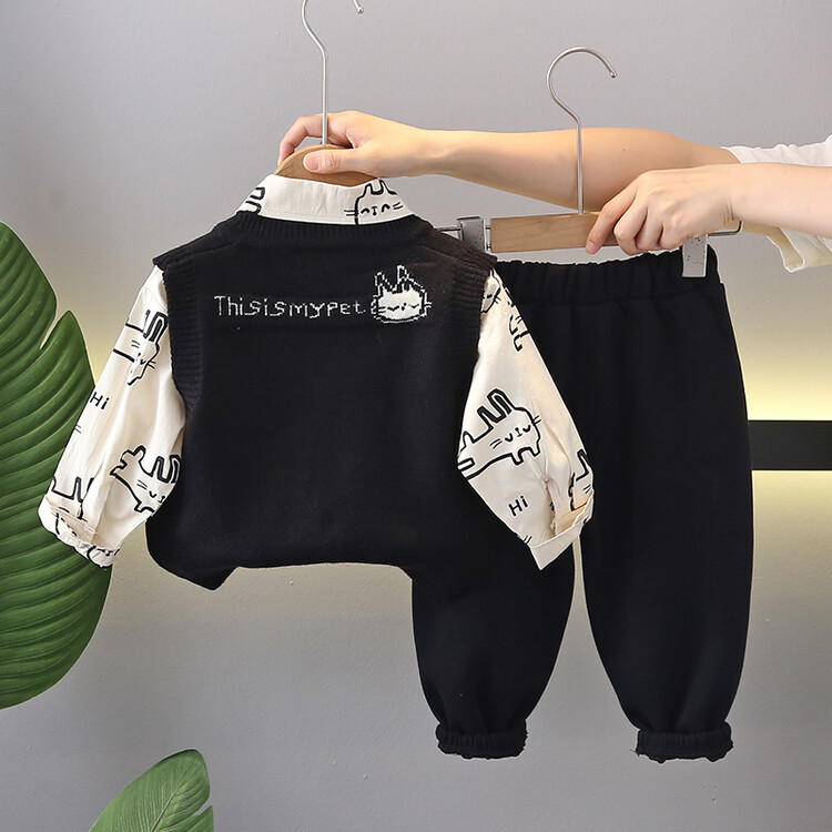 童装儿童时髦新款爆款服装套装卡通秋季动漫通用宝宝男童婴儿