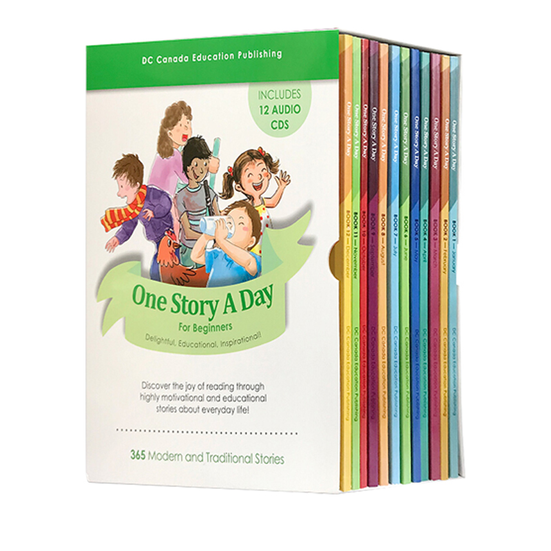 【赠音频】 One Story A Day 幼儿小学初中版 英文原版趣味故事绘本