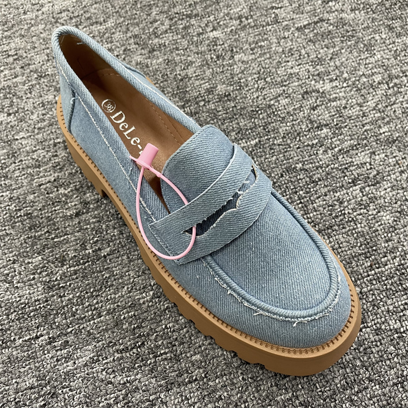 666-24年百搭时尚低跟一脚蹬乐福鞋-BIU2号