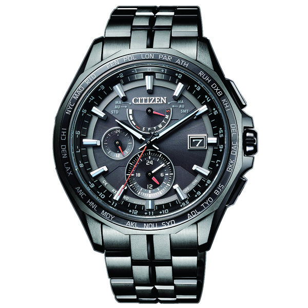 Citizen/西铁城光动能多局电波万年历男士腕表AT9097-54E潮流男款