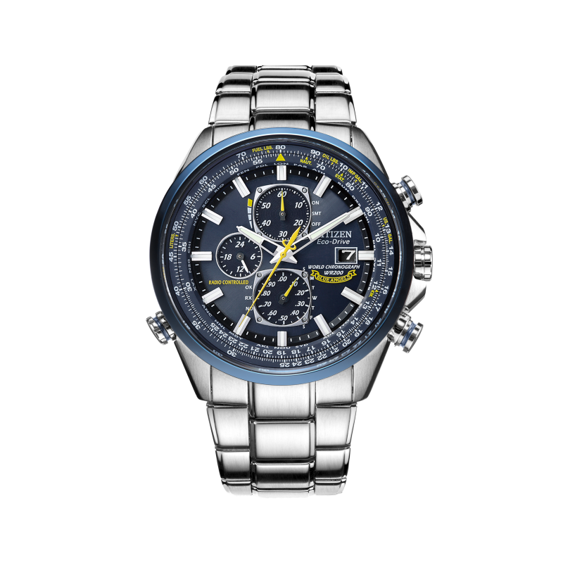 Citizen/西铁城光动能电波男款腕表蓝天使一代经典手表AT8020-54L