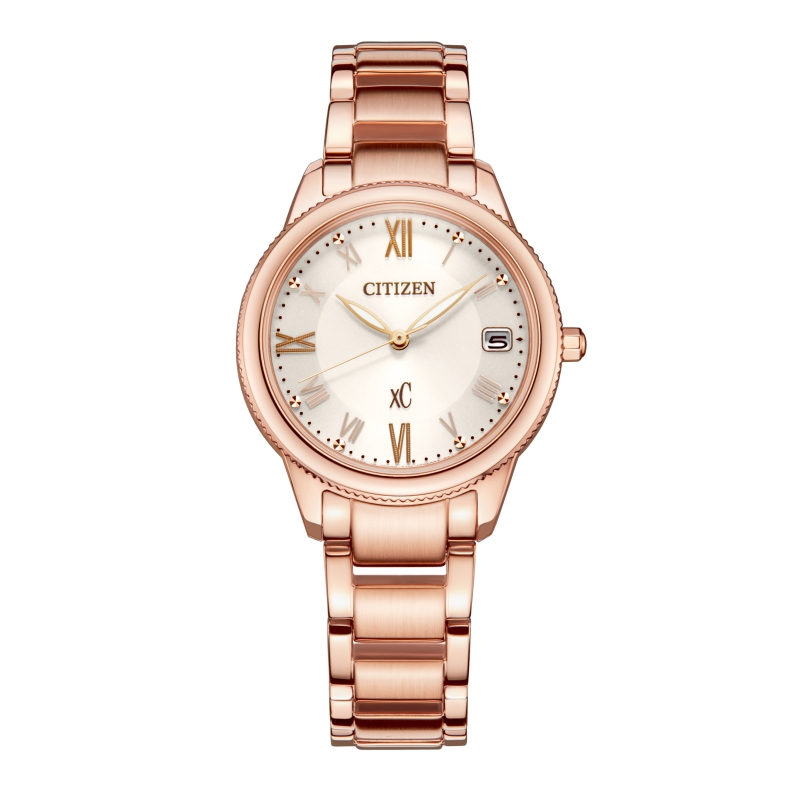 Citizen/西铁城光动能女士腕表精致经典手表女士优雅女EO1232-56W