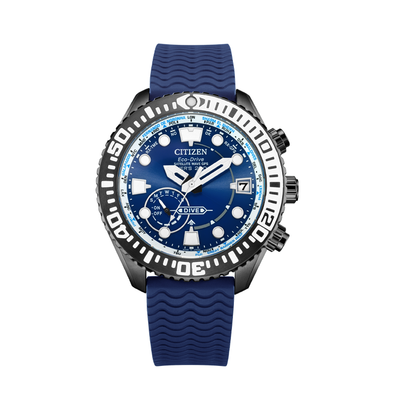 Citizen/西铁城光动能卫星蓝盘潜水男士腕表手表男款表CC5006-06L