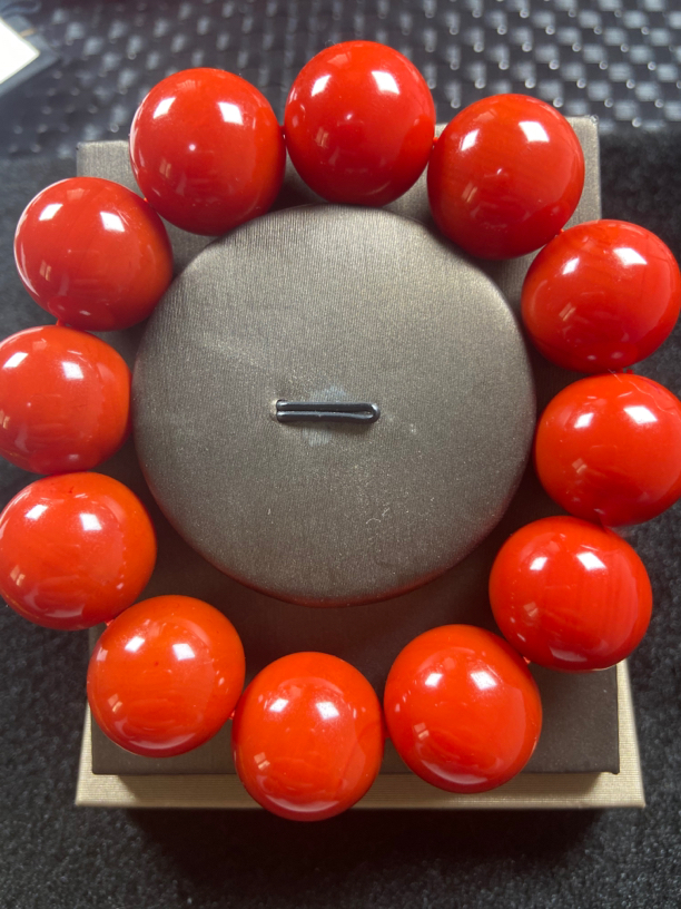 珠宝玉石-藏收级老料20mm单圈手串