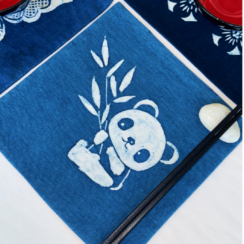 非遗古法蜡染餐垫