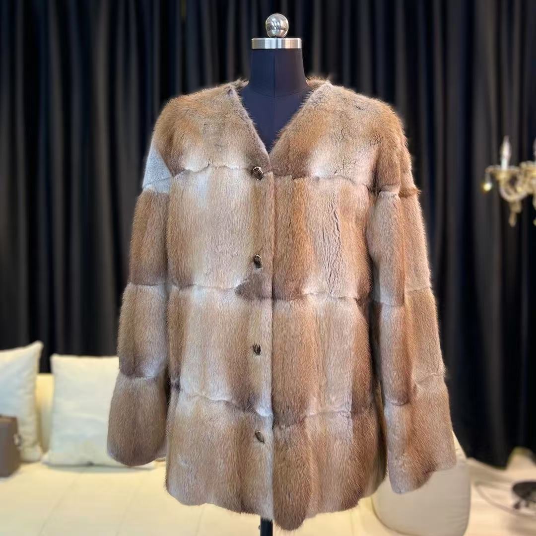 【YISHAN-】法式鎏金洋气中长轻奢外套8221