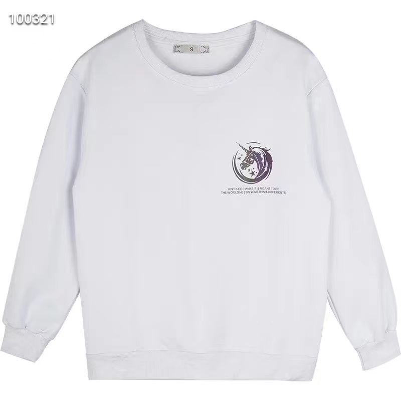 独角兽反光卫衣春秋早冬款