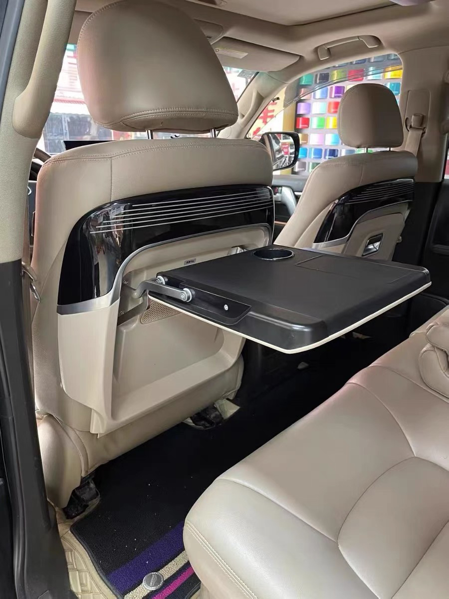 适用东风风行等等小桌板后排靠背折叠多功能车载餐桌笔记本架