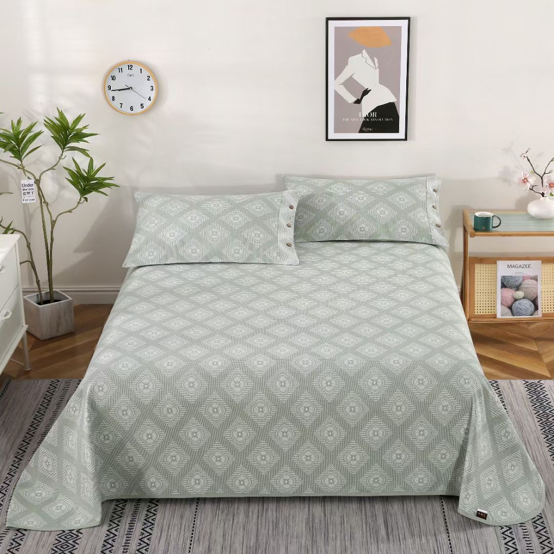 高端大提花盖毯 母婴A类 加厚老粗布四季毯