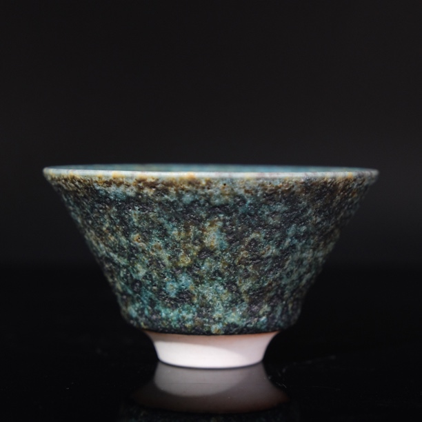 吴遠中未名窑遠中款鼎均手绘盏杯陶瓷茶杯杯子斗笠杯品茗杯茶具