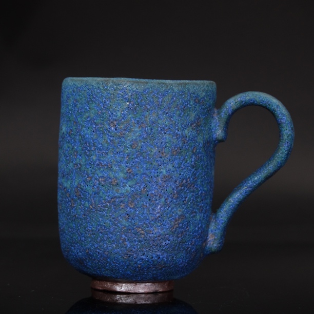 吴遠中未名窑未名款犀皮复古醉马克杯手工茶杯纯手工家用陶瓷茶具